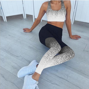 Gradient Print Fitness Leggings